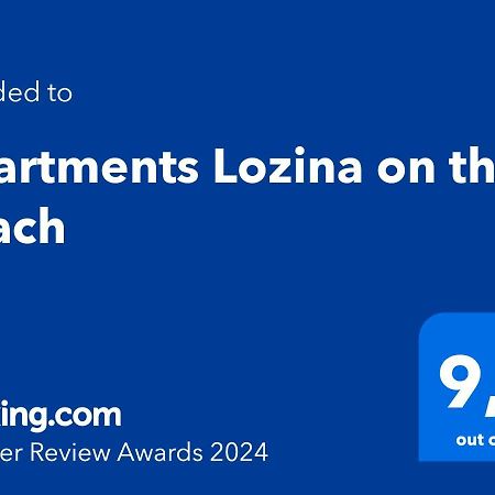 Apartments Lozina On The Beach โอมิช ภายนอก รูปภาพ